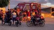 VÍDEO: Acidente de moto deixa mulher ferida em Pombal e bombeiro dá detalhes da ocorrência