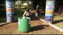 Amigos dos Rios realizam ação de limpeza na Fonte dos Mosaicos; Escassez  de água gera alerta
