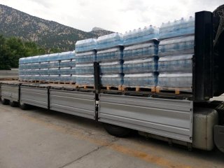 Gazi kentten sel mağdurlarına büyük destek