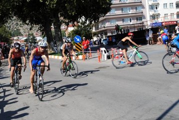Eğirdir'de 18'inci Triatlon yarışları heyecanı
