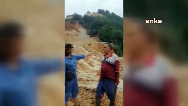 Fatsa'daki sel fındık bahçesini böyle yok etti!