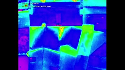Drone footage shows the moment three suspected Mansfield bank burglars hiding on a roof are arrested by police