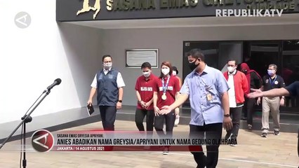 Anies Namai Gedung Olahraga Jadi Greysia-Apriyani