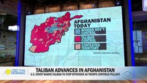 U.S. military target Taliban ahead of total withdrawal as Afghan Forces struggle to contain advan…