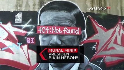 Viral! Mural Mirip Jokowi Bikin Heboh dan Jadi Trending Topik