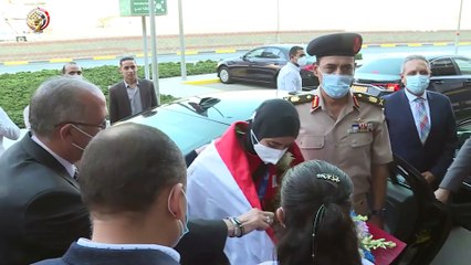 فريال اشرف لـ"رودينا": يارب ألبسك علم مصر زي ما لبستهولي ورسالتي اتمرني وتوكلي على الله