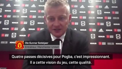 1ère j. - Solskjaer sur les quatre assists de Pogba : "Impressionnant !"