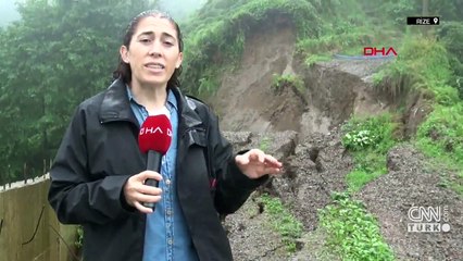 Rize'de 'oturulamaz' raporlu ev inşaatı, heyelanda bu kez 30 metre kaydı