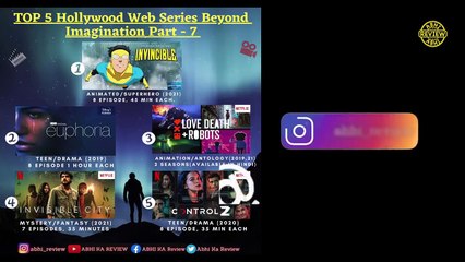 Top 5 Web_TV Series in Hindi_Eng on MX Player, Amazon Prime, Disney+ Hotstar(Part 8) Highest on IMDB