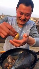 SPICY SEAFOOD | SQUID OCTOPUS SUPER NICE EATING |  أصوات الأخطبوط ال | #shorts #76