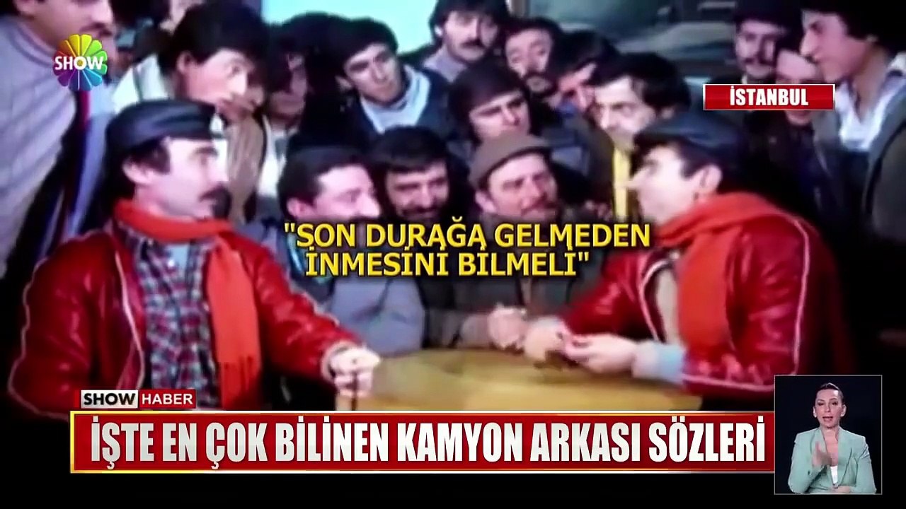 Kamyon arkası sözleri!