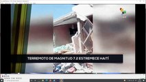 teleSUR Noticias 11:30 14- 08: Sacude a Haití terremoto de 7.2 de magnitud en la escala Richter