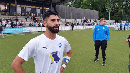 Palomas Soleiman Kazizada nach dem Derbysieg