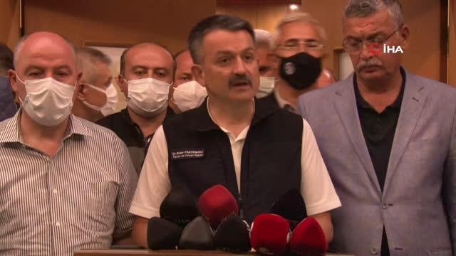 Son dakika haberi! Bakan Pakdemirli: Teknik ve adli inceleme devam ediyor