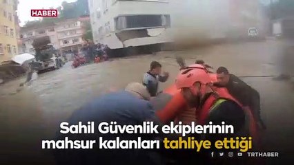 Sel bölgelerinde tahliyeler sürüyor: Yeni görüntüler ortaya çıktı