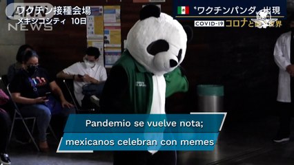 México se vuelve noticia en Japón por Pandemio, la botarga de la vacunación