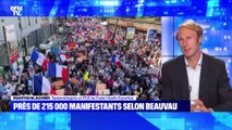 Manif anti-pass : près de 215 000 manifestants selon Beauvau - 14/08