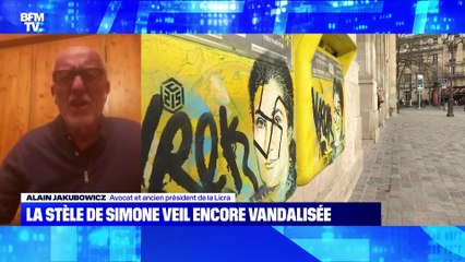 La stèle de Simone Veil encore vandalisée - 14/08