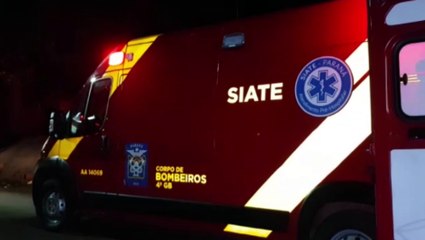 Mulher tem grave lesão após sofrer queda de escada no Bairro Santos Dumont