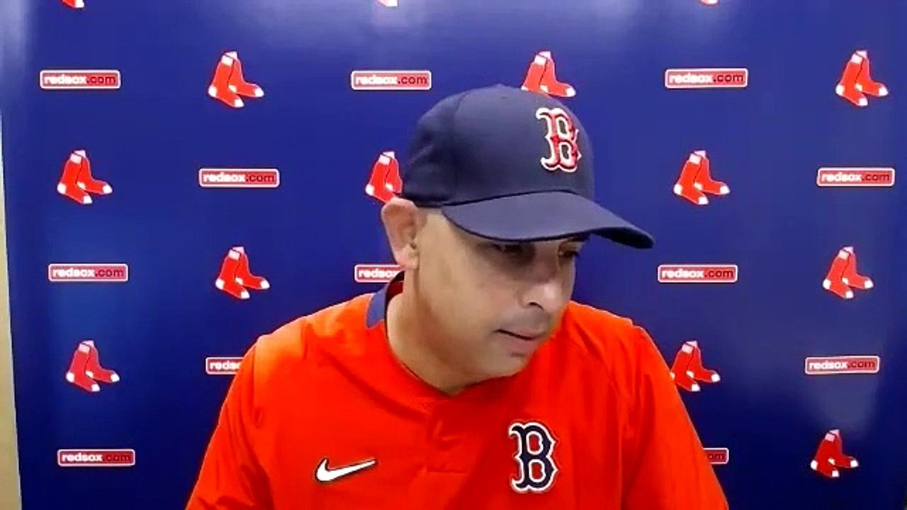 Alex Cora on Chris Sale's Return:  "He was amazing...Today was a special day for this organization"