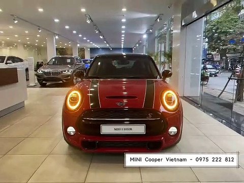 MINI Cooper 5 Cửa màu đỏ Chilli Red RỰC RỠ MỘT GÓC PHỐ NGANG QUA | Cường MINI Cooper : 0975 222 812