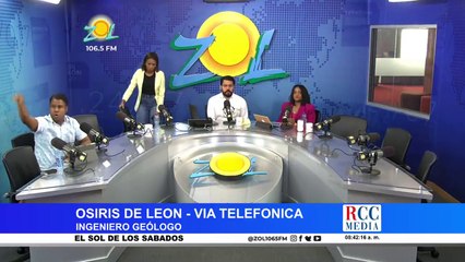 Osiris de León ofrece detalles sobre el temblor de Tierra