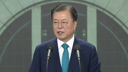 문 대통령 "통일에 '한반도 모델'...日과 대화 문 열려있다" / YTN