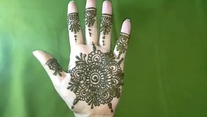Latest Best and Easy front hand Mehandi Design  easy Mehndi Designs front Hands  Mehendi Design