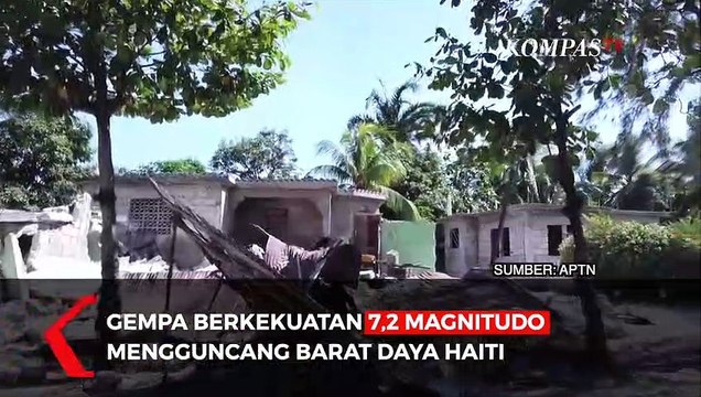 Visual Kerusakan Haiti Pasca Dilanda Gempa 7,2 Magnitudo