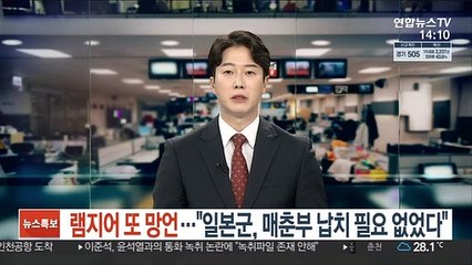 램지어 또 망언…"일본군, 매춘부 납치 필요 없었다"