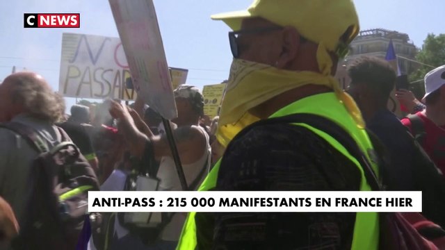 Les manifestations contre le pass sanitaire ne désemplissent pas