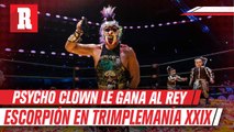 Psycho Clown le gana la cabellera al Rey Escorpión en Triplemanía XXIX