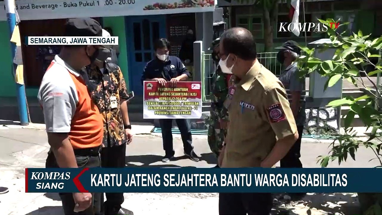 Warga Disabilitas Menjadi Penerima Manfaat Kartu Jateng Sejahtera (KJS)