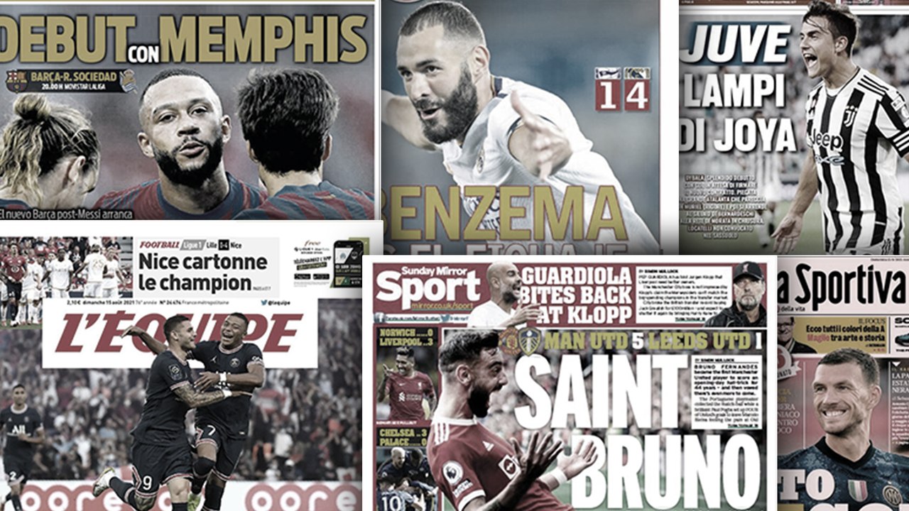 La présentation de Lionel Messi au PSG fait le tour de l'Europe, la masterclass de Bruno Fernandes fait chavirer l'Angleterre