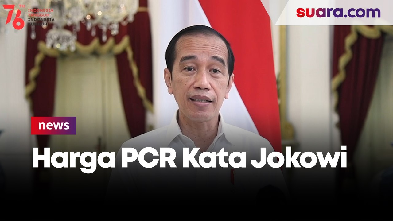Heboh soal Banding-bandingin Harga PCR, Jokowi Beri Tanggapan