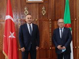 Bakan Çavuşoğlu, Cezayir Dışişleri Bakanı Lamamra ile görüştü