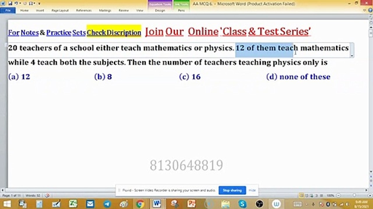 AA MCQ 6