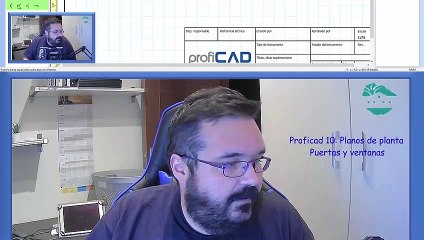 ProfiCAD 10 - Planos de planta (puertas y ventanas)