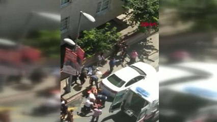 TARTIŞTIĞI BALDIZINI SOKAKTA BACAĞINDAN VURDU