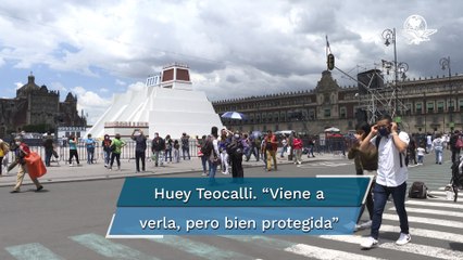 Maqueta del Templo Mayor. “Instalación es una contradicción”, dicen
