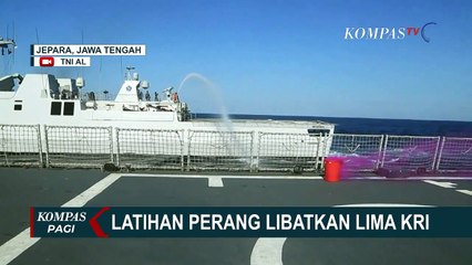 TNI AL Latihan Perang di Laut Jawa, Libatkan 5 KRI