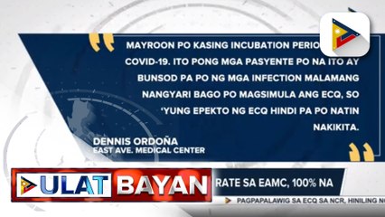 Download Video: COVID-19 bed occupancy rate sa EAMC, 100% na; PGH, hindi muna tatanggap ng non-COVID-19 patients