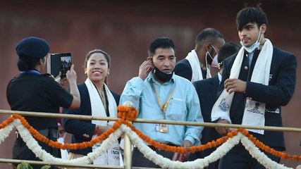 India's Tokyo Olympics champions grace Independence Day celebrations in Delhi