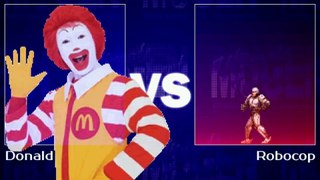 Ronald McDonald vs. Robocop