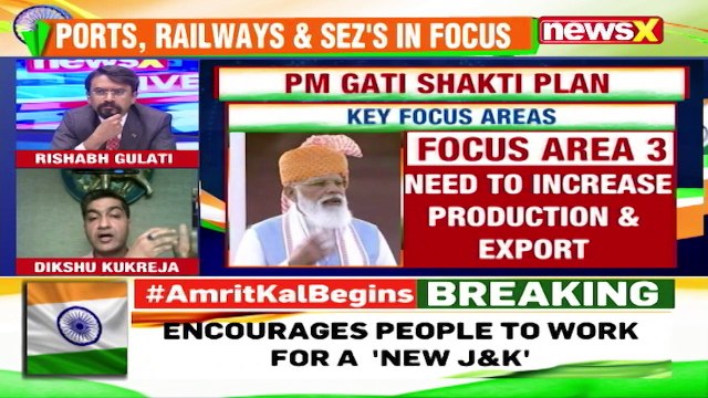 PM Unveils Gati Shakti Master Plan Announces 100L Crore Massive Infra Package NewsX