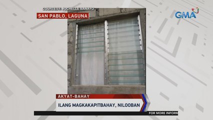 Ilang magkakapitbahay sa San Pablo, Laguna ang nabiktima ng akyat-bahay! | 24 Oras Weekend