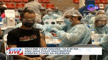 Vaccine Czar Galvez: 12.4-M na ang mga fully vaccinated kontra-COVID sa Pilipinas| News Live