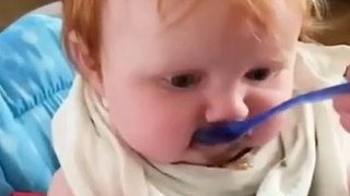 Funny Baby Videos eating  # Short