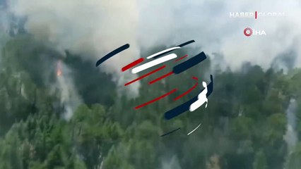 Antalya'da Akseki ilçesinde orman yangını başladı