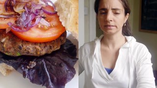 Hamburguesas de porotos negros _ Hamburguesas vegetarianas - Paulina Cocina